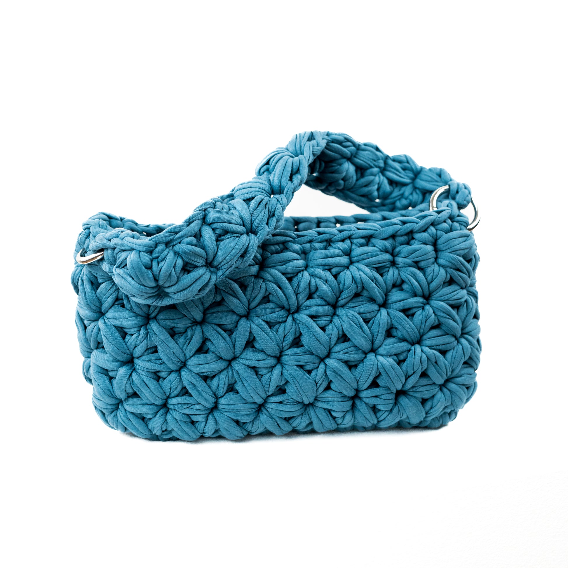 Borsa crochet con punto stella/Jasmine 