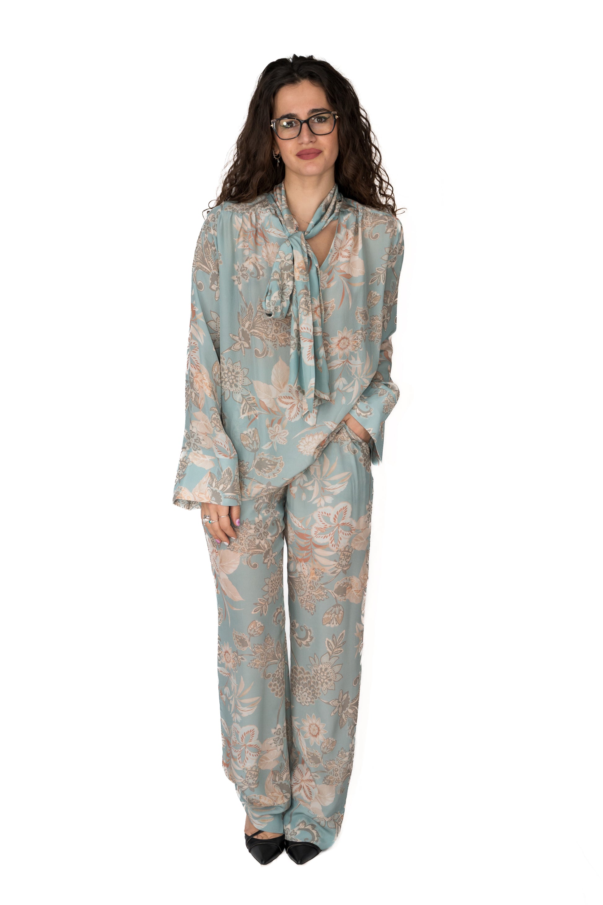Camicia stampa naturale