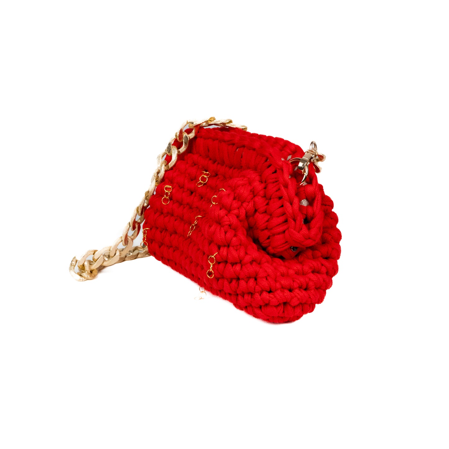 Clutch fatta all'uncinetto 