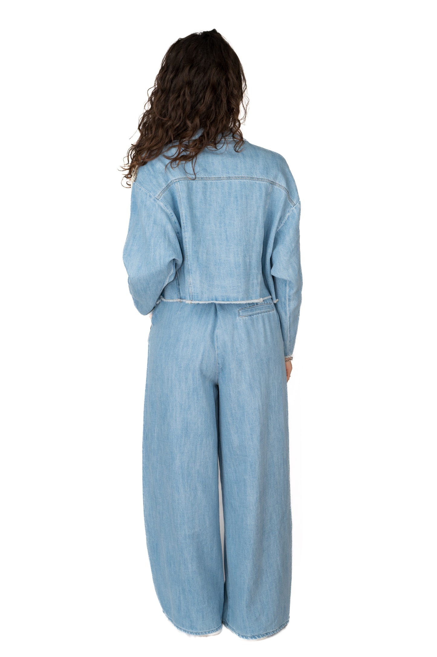 Giacca in jeans chiaro